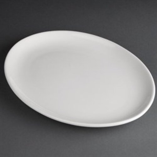 Athena Porselein ovaal plat bord | 30 cm (stuks 6) 
