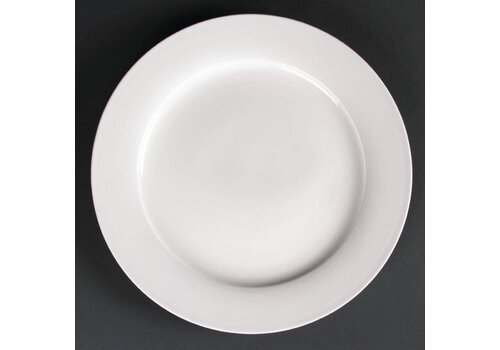  HorecaTraders Porselein Bord Rond | 30 cm (Stuks 2) 