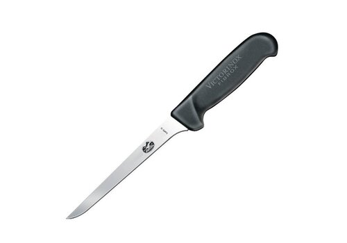  Victorinox Fibrox Uitbeenmes zwart heft | 15 cm 