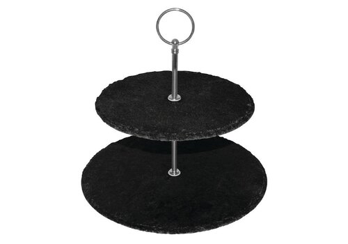  HorecaTraders Leistenen EtagÌ¬re 23,5cm(H) | 2 Etages 