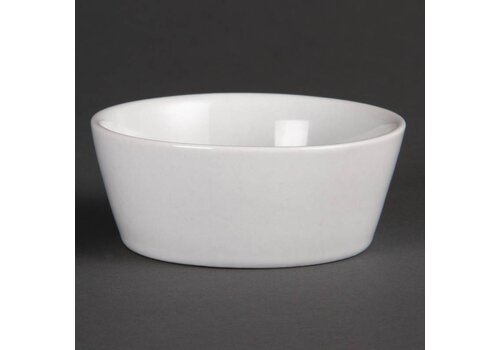  Olympia Rond Porselein Witte Kom 9cm | 12 stuks 
