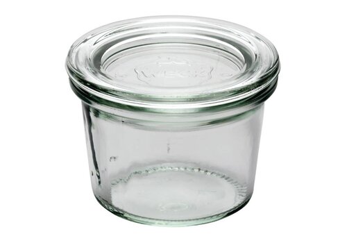  APS Glazen potten met deksel, 80 ml (12 stuks) 