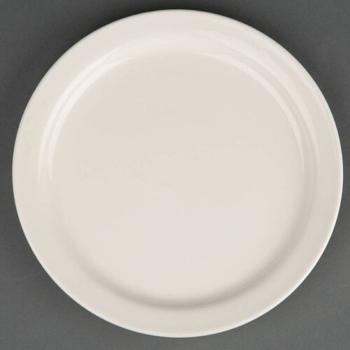 Olympia Bord Ivoor Smalle Rand 15cm (stuks 12) 