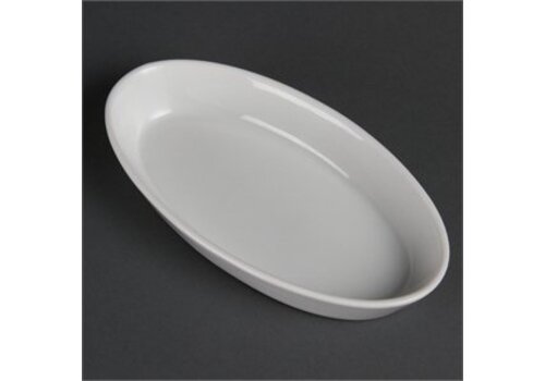  Olympia Ovaal porselein serveerborden | 6 stuks 