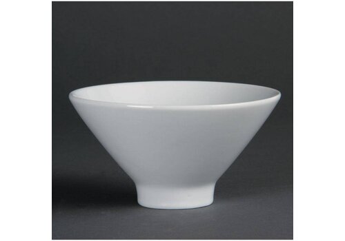  Olympia Hoge salade kom witte porselein | 4 stuks 