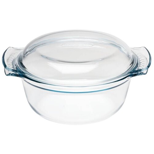  Pyrex Ronde glazen casserole schaal, 2,5 l 