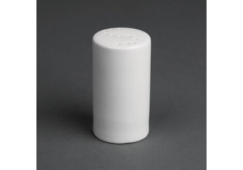  Olympia Witte Porselein Zoutstrooier | 12 stuks 