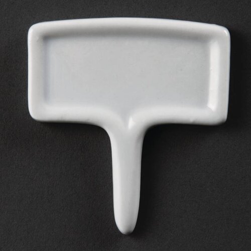  Olympia Voedsellabel Wit Porselein | 12 stuks 