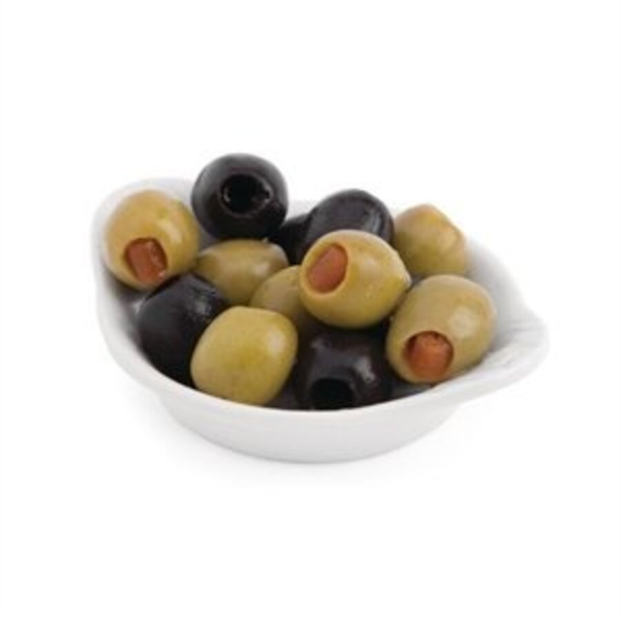 Porselein kleine tapas serveerborden | 12 stuks