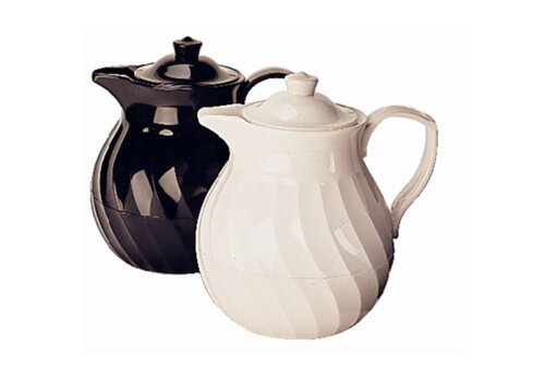  HorecaTraders Isoleerkan Kunststof Wit | 0,9Ltr 