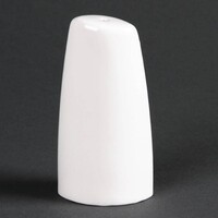 Witte zoutstrooier porselein | 8,5cm (Stuks 6)