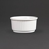 Olympia Stapelbare Witte Porselein Ramekin 8cm | 12 stuks