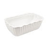 HorecaTraders Stevige Melamine Presenteerschaal Wit | 26x16cm