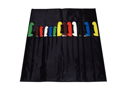  HorecaTraders Zwarte Messenfoedraal | 13-delig 