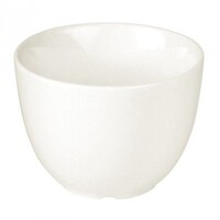 Porselein ronde suiker kom wit | 8,6x6cm