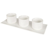 Hoge tapas porselein kom | 140ml (6 stuks)