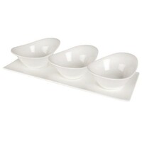 Porselein mini kom | 6 Stuks