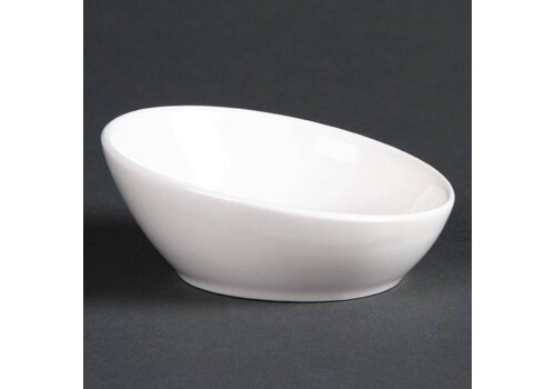  HorecaTraders Porselein mini kom | 7,5 cm (6 Stuks) 