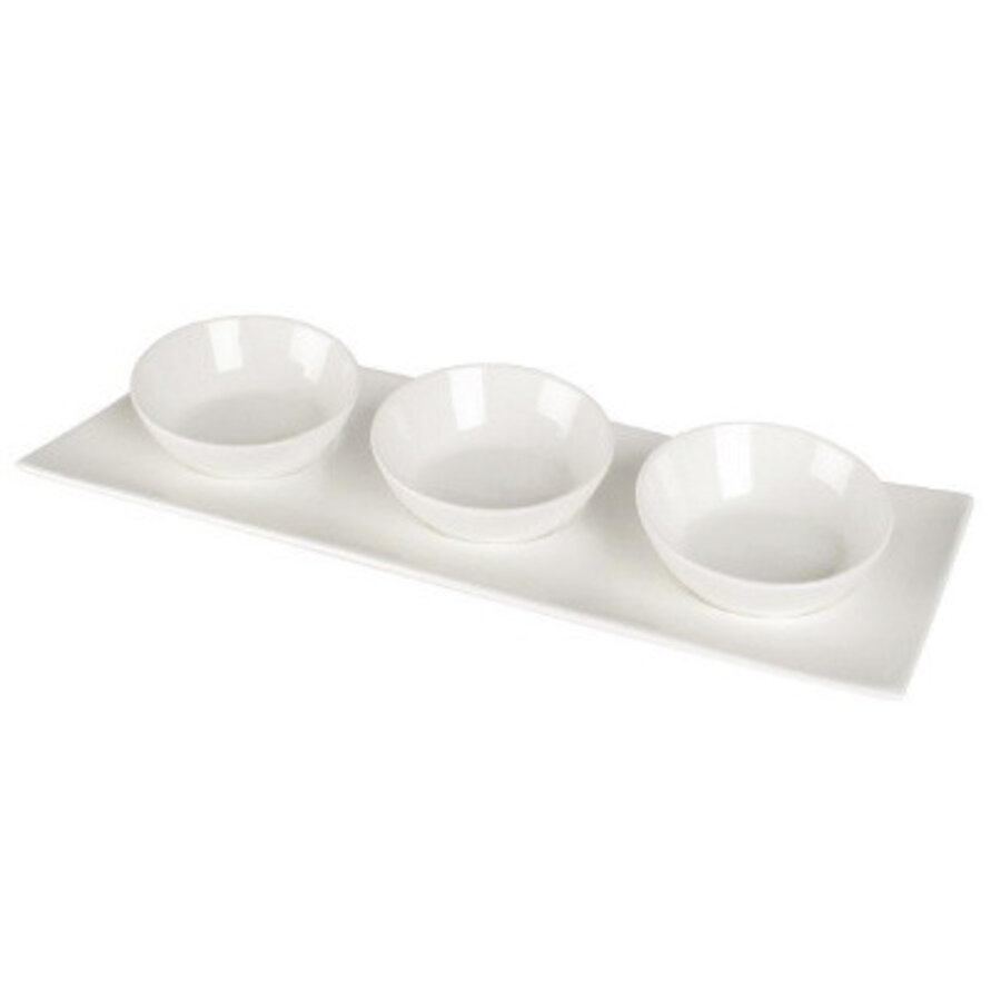 Porselein mini kom | 7,5 cm (6 Stuks)