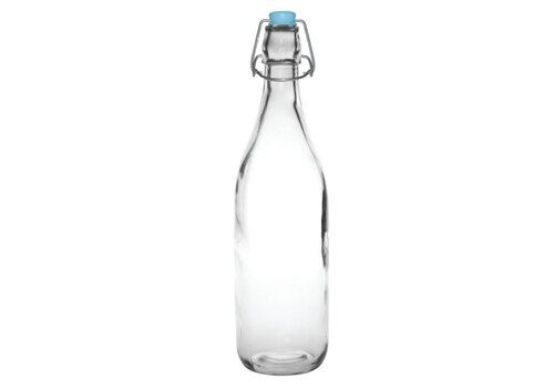  Olympia Glazen waterflessen met beugelsluiting, 520 ml (6 stuks) 