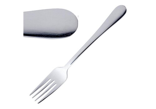  HorecaTraders Dessert Vork RVS 18,5cm | 12 stuks 