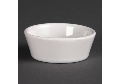  Olympia Wit Porselein Kommen 5cm | 12 stuks 