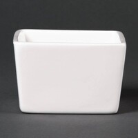 Wit bakje | 5 cm hoog (6 Stuks)