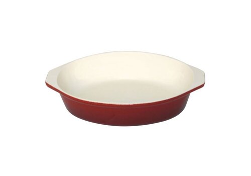  Vogue ronde gratineerschaal rood 400ml 