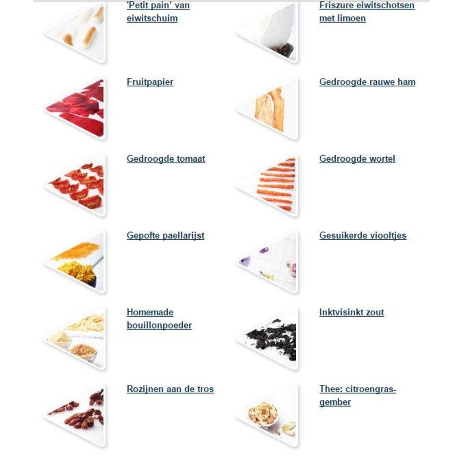 Voedseldroger met 9 roosters