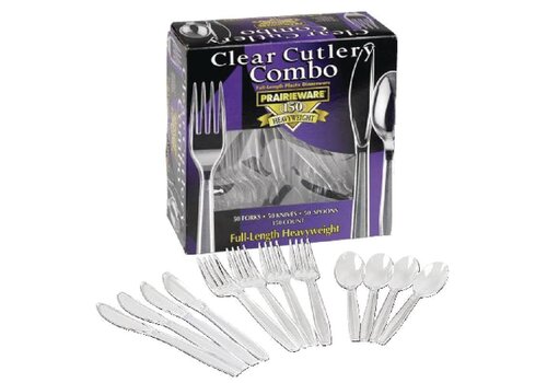  HorecaTraders Wegwerp combi bestekpak (50 sets) 