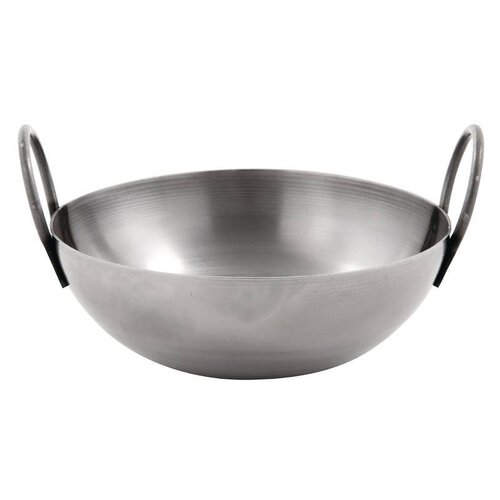  HorecaTraders RVS indische karahi serveerschaal | Ì÷15 cm 