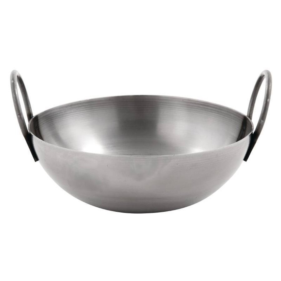 RVS indische karahi serveerschaal | Ì÷15 cm