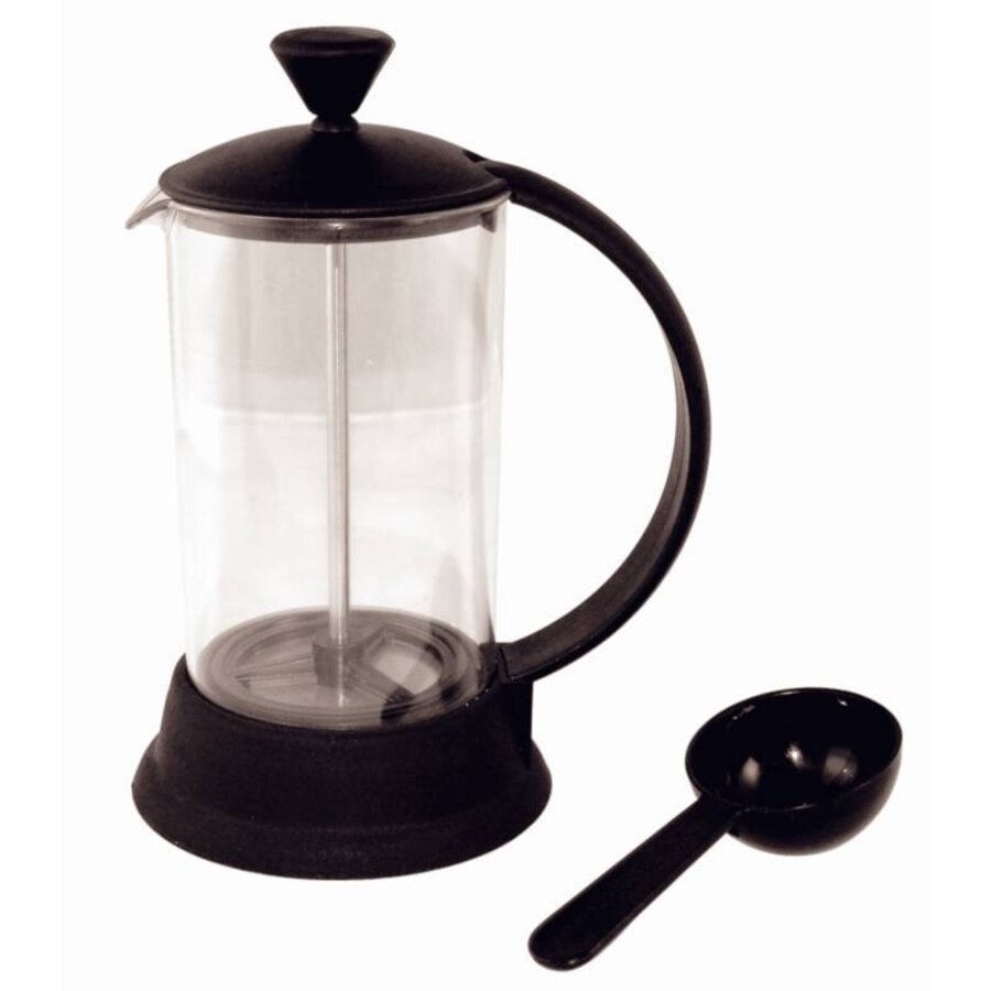 Kunststof Cafetiere Zwart 3 Kops