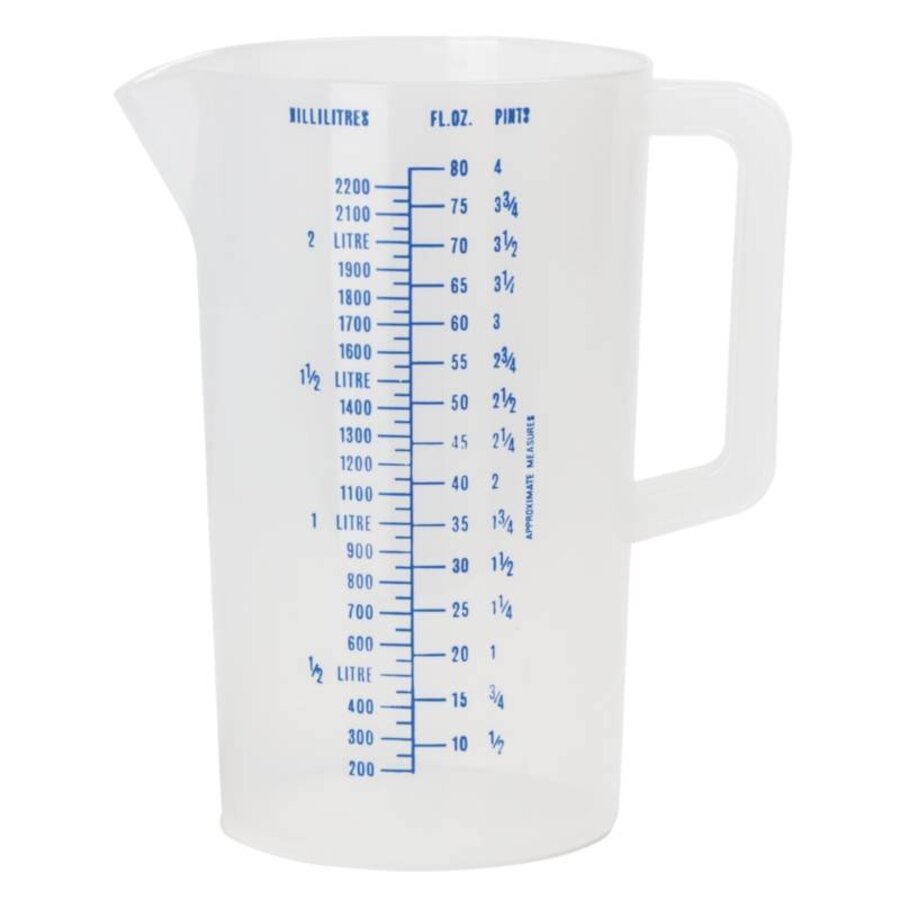Plastic Maatbeker | 2,2 Liter