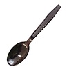 HorecaTraders Wegwerp Theelepel zwart 15cm (100 stuks)