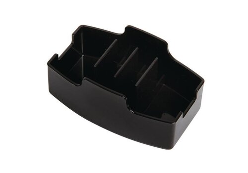  HorecaTraders Polycarbonaat zakjeshouder | zwart 