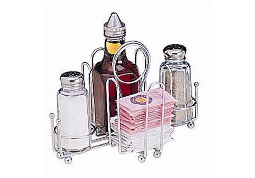  HorecaTraders Verchroomd Tafelrekje | Zonder Toebehoren 