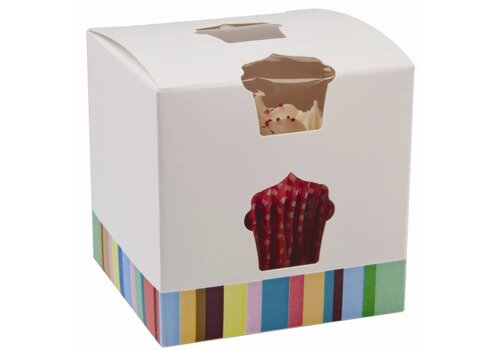  HorecaTraders Cupcake dozen voor 1 cupcake (10 stuks) 