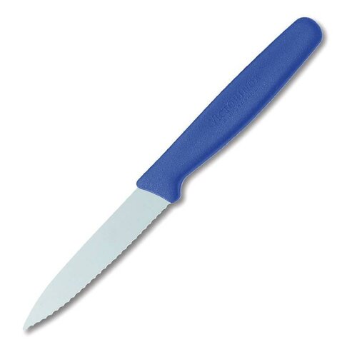  Victorinox Blauw gekarteld schilmes | 8 cm 