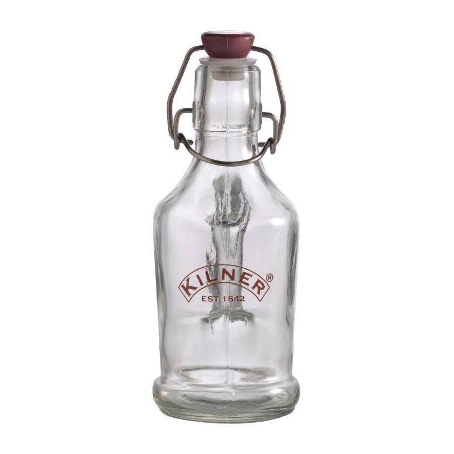 Kilner bewaarfles met beugelsluiting en handvat, 200 ml