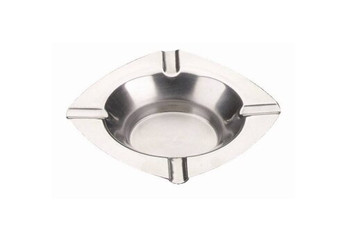  HorecaTraders RVS asbakken 12,5cm 
