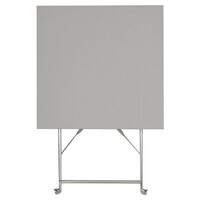 Opklapbare Vierkante Tafel Staal | 6 Kleuren