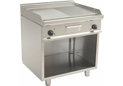  Saro Elektrische Bakplaat Geribbeld/Glad | 80x70x85cm 