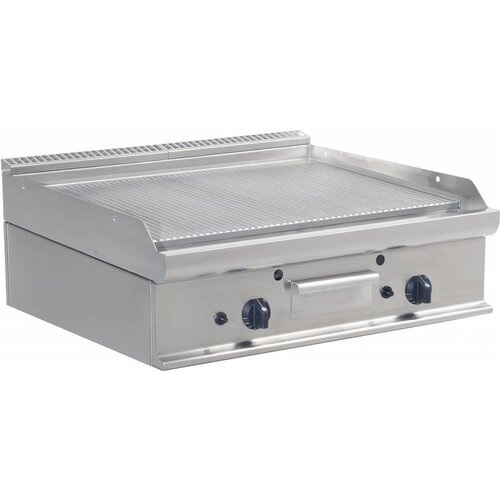  Saro Professionele  Dubbele Gas-Grillplaat | 80x70cm 