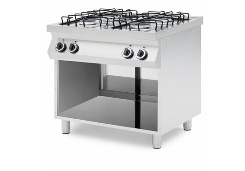  Saro Gas Fornuis met Open Onderstel 17kW | 4 Branders 