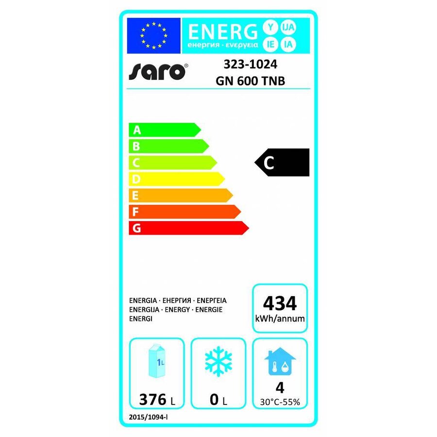 Professionele Koelkast |1 deur Met Poten