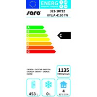 Gekoelde RVS werkbank | 3 deuren | 3 laden | 223 x 70 x 89/95 cm
