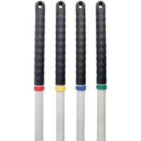 Mop steel met gekleurde ringen