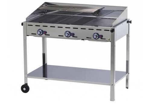  Hendi Professioneel Gas barbecue met 3 branders 
