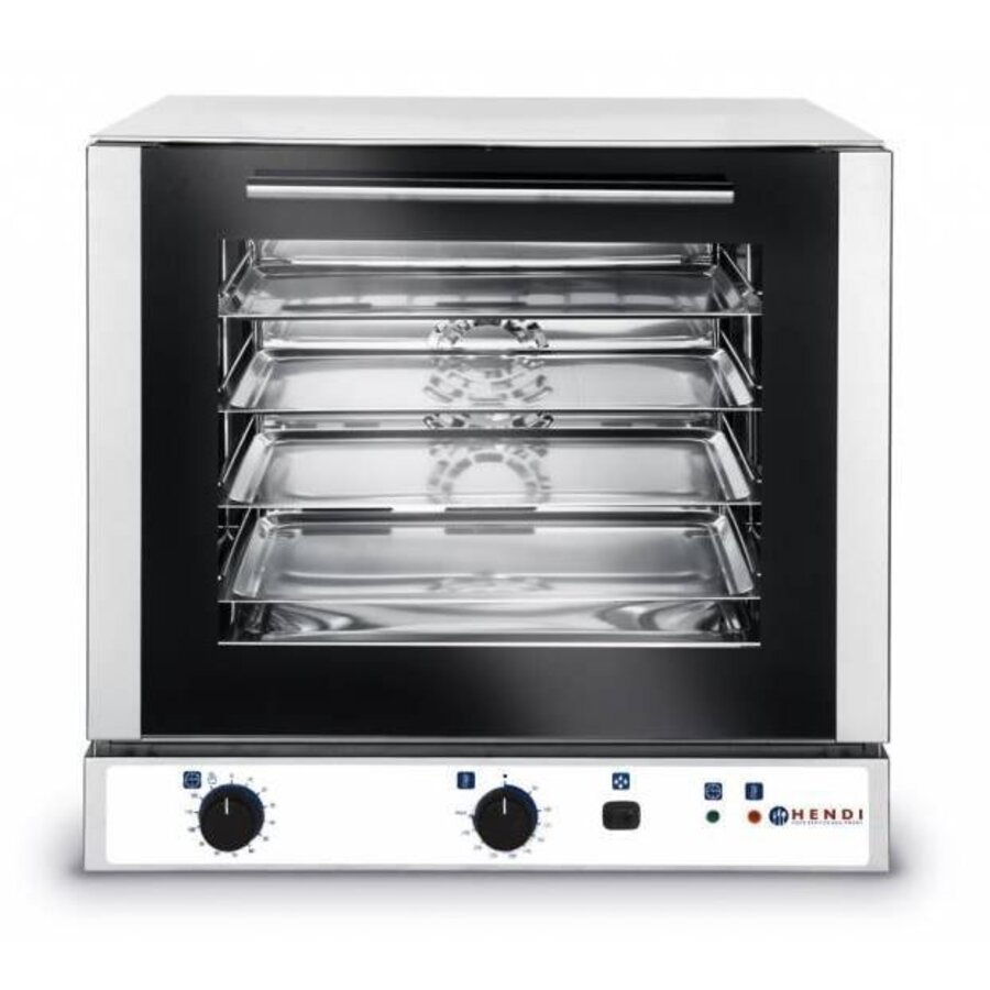 Heteluchtoven 4x GN 2/3